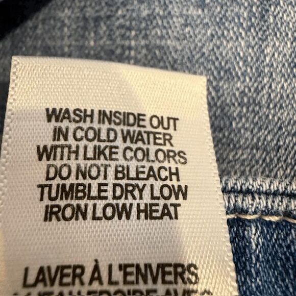 Good American Good Legs High Waist Distressed Crop Skinny Jeans Size 4 / 27 - Picture 9 of 13